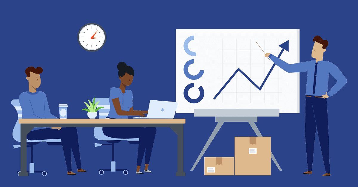 Mailroom leader explaining value driven metrics